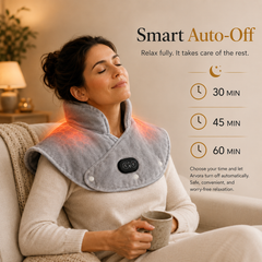 Arvora™  Heated Shoulder Wrap — USB Heat Pad for Neck & Shoulder Pain