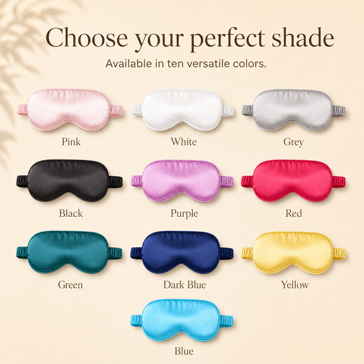 Arvora™ Silk Sleep Eye Mask — Blackout, Zero Pressure, Adjustable Strap