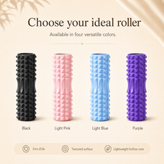 Arvora™ Textured Foam Roller — Deep Tissue Massage for Back, Legs & Recovery