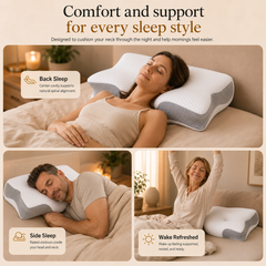 Arvora™ Cervical Memory Foam Pillow