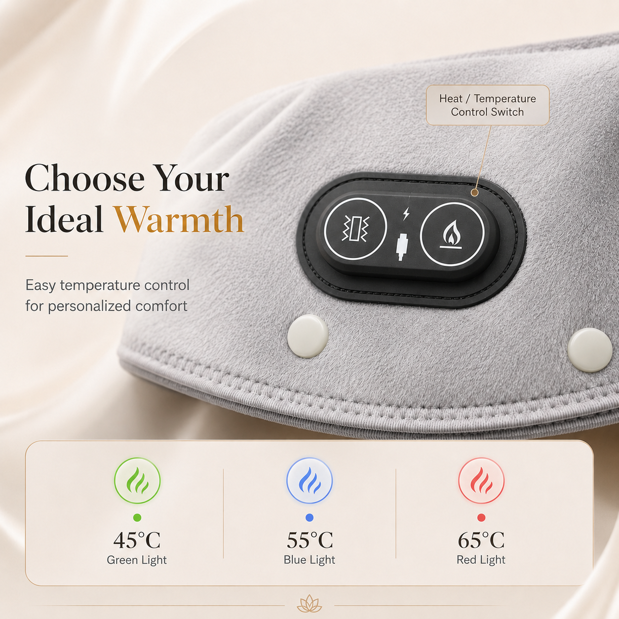 Arvora™  Heated Shoulder Wrap — USB Heat Pad for Neck & Shoulder Pain