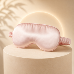 Arvora™ Silk Sleep Eye Mask — Blackout, Zero Pressure, Adjustable Strap